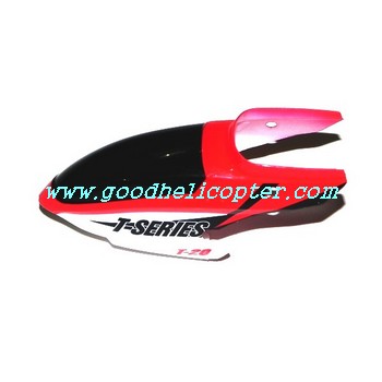 mjx-t-series-t20-t620 helicopter parts head cover (red color)